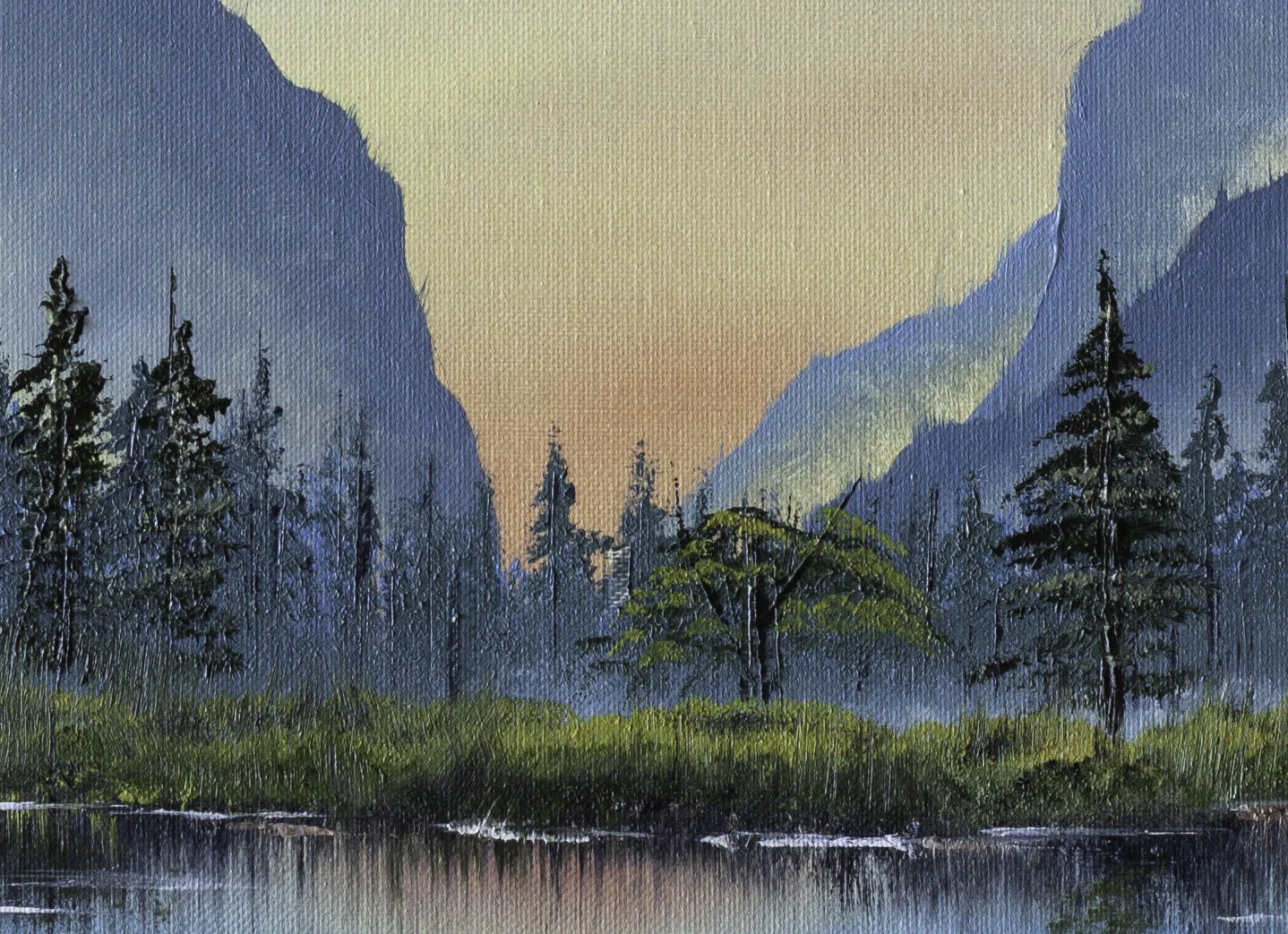 Morning in Yosemite — Sachin Daga Modern Art and Abstract Art, Oil